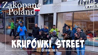 Random songs on the Krupówki streets in Polish Mountains, Zakopane Poland 2020. Ale Ale Aleksandra