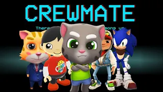 CREWMATE - Tag with Ryan, Cat Runner, Sonic Boom, Subway Surfers, Tom Gold Run - Run Gameplay