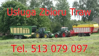 Zbiór Trawy 2019 John Deere Krone Fendt Pottinger