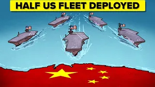 Why US is Sending Half Its Aircraft Carriers to CHINA'S Doorstep