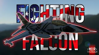 The F-16A ADF Fighting Falcon Top Tier Experience! | War Thunder