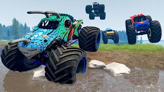 Monster Truck Mud Battle #5 | BeamNG Drive - Griff's Garage