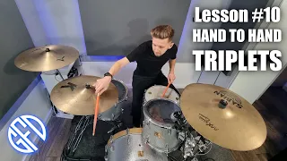 Must know EASY Triplet Groove - Drum Lesson #10