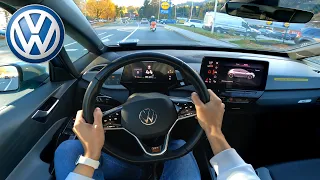 VW ID.3  electric (204PS)  | POV TEST DRIVE  #TopDrivePov