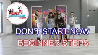 Dua Lipa - Don't Start Now easy kid dance / zumba choreography beginner steps