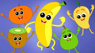 Ten Little Fruits Jumping On The Bed, Nursery Rhyme And Kids Song Mr Alphabet