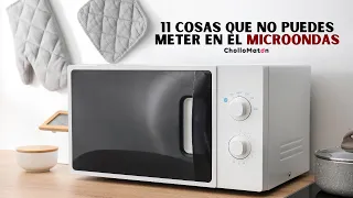 ⚡ Es realmente PELIGROSO. Once cosas que NUNCA debes meter en un MICROONDAS 🚫