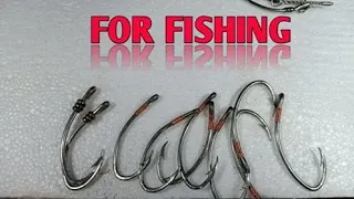 How to hook for fishing / Catfish with hand forged fish hook/ Survival fishing hook Challenge