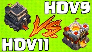 Clash of Clans | Stratégie ULTIME HDV9 HDV10 CONTRE HDV11 !