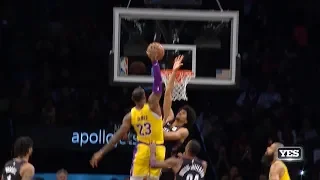 LeBron James Gets Blocked By Jarrett Allen - BLOCK OF THE YEAR? - Lakers vs Nets