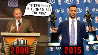 What NBA Players and Analysts Said About Steph Curry Before/After the Draft!