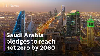 Saudi Arabia pledges to reach net zero greenhouse gas emissions by 2060