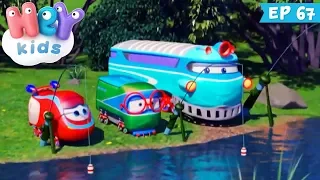 Trenulețele 🚂 Sa prinzi un peste - Desene animate (ep. 67) | HeyKids