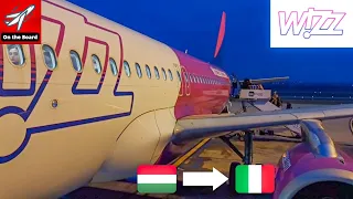 TRIP RIPORT || Winter morning! || Wizzair Airbus A320|| Budapest - Roma