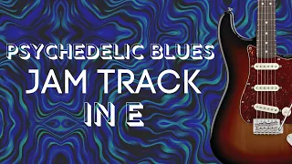 Psychedelic Blues Backing Track in E