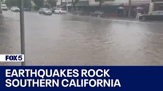 More than a dozen earthquakes rock Southern California amid Tropical Storm Hilary