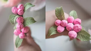Paper berries DIY TSVORIC