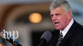 Franklin Graham delivers his father's eulogy