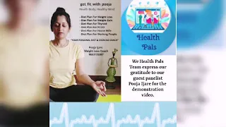 Yoga & Pranayam for Immunity & Health with Health pals guest panelist Pooja Ijare