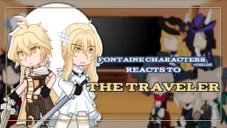 | Fontaine Characters React to The Traveler | Genshin Impact | GCRV |