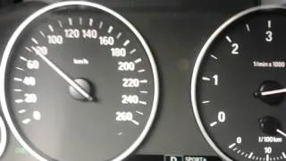 0-140 km/h BMW X3 F25 35D