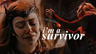 Wanda Maximoff [Scarlet Witch] ✘ i'm a survivor