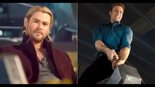 Why Captain America Didn't Lift Mjolnir In Age Of Ultron #shorts #marvel #marvelvsdc