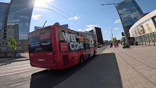 Lithuania | Buses in Vilnius, short compilation of public transportation