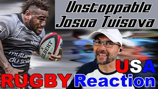 American Coach Reactions to Josua Tuisova Unstoppable Genetic Freak, Big Hits
