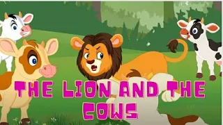 The lion and the cows | The cows and the lion story | English moral story @KidsLearning