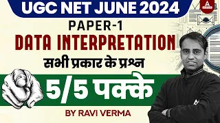 Data Interpretation For UGC NET 2024 | UGC NET Paper 1 Preparation By Ravi Sir