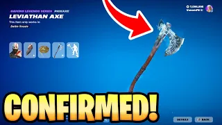LEVIATHAN AXE CONFIRMED RETURN RELEASE DATE IN FORTNITE ITEM SHOP! (Leviathan Axe Pickaxe Returning)
