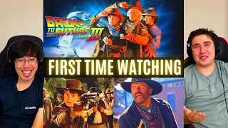 REACTING to *Back to the Future 3* IS THIS THE BEST ONE??? (First Time Watching) Classic Movies