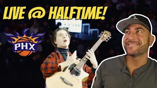 MY PHX SUNS! | Marcin Partzalek Live @ Halftime - When NBA Hires Just One Guitarist | REACTION!