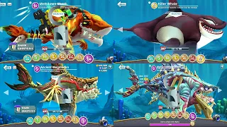 Hungry Shark World - Unlocking All 34 Sharks - Basking Shark Gameplay - Android / iOS 2021