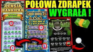 Zdrapki Lotto -  3/6 ZDRAPEK WYGRAŁY 💰❗ PENSJA BANKIERA | 500 000 ZŁ W BANKU | NA TROPIE KASY 💲❗