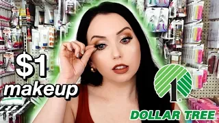 I Tried a Full Face of DOLLAR TREE MAKEUP...Everything $1!