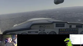 Reptar Air over Downey, CA - Microsoft Flight Simulator