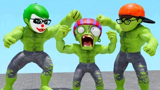 NickJoker and NickHulk and Police Rescue Tani Misst From Zombie Army - Scray Teacher 3D Protect City