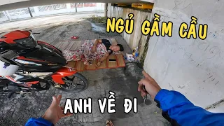 Thanh Niên bỏ nhà đi bụi ngủ gầm cầu vì bị Thiện Red đổ nhớt vào pô