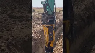 Hydraulic Hammer in Action