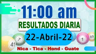 11 AM Sorteo Loto Diaria Nicaragua │ 22 Abril de 2022