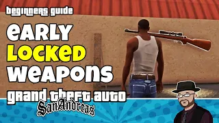 Early Weapons in GTA San Andreas Definitive Edition