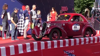 1000 MIGLIA 2018 FIAT 508 CS BERLINETTA, CREW: CRISTIANO LUZZAGO/FRANCO RONCHI