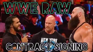 WWE RAW | 9 September 2019 | Contract Signing for Universal Champion