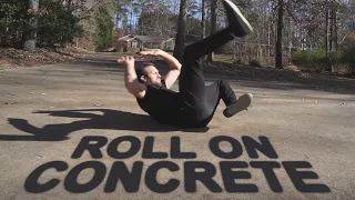 How To Parkour Roll On Concrete | Safety Roll on Hard Surfaces