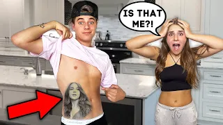 I TATTOOED MY EX-GIRLFRIEND ON ME!! FT. Piper Rockelle