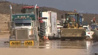 Mudslide buries Calif. highway