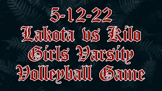 5-12-22 Lakota vs Kilo Middle School Girls Varsity Volleyball Game 🏐
