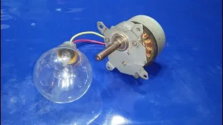 how to Make a Free Energy Generator from a Dead Printer Motors use Light Bulbs 100 watts 2018